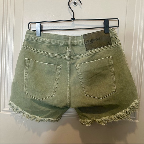 NWT One Teaspoon Super Khaki Marlons Shorts Size 24 - Picture 2 of 7